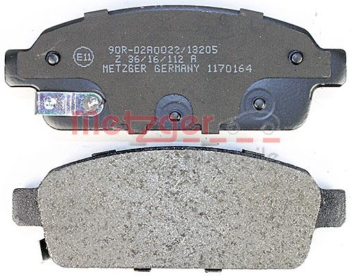 METZGER 1170164 GREENPARTS Bremsbelagsatz, Scheibenbremse